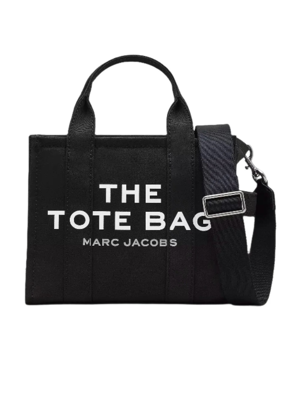 Marc Jacobs Black Canvas 'The Tote Bag' with Strap